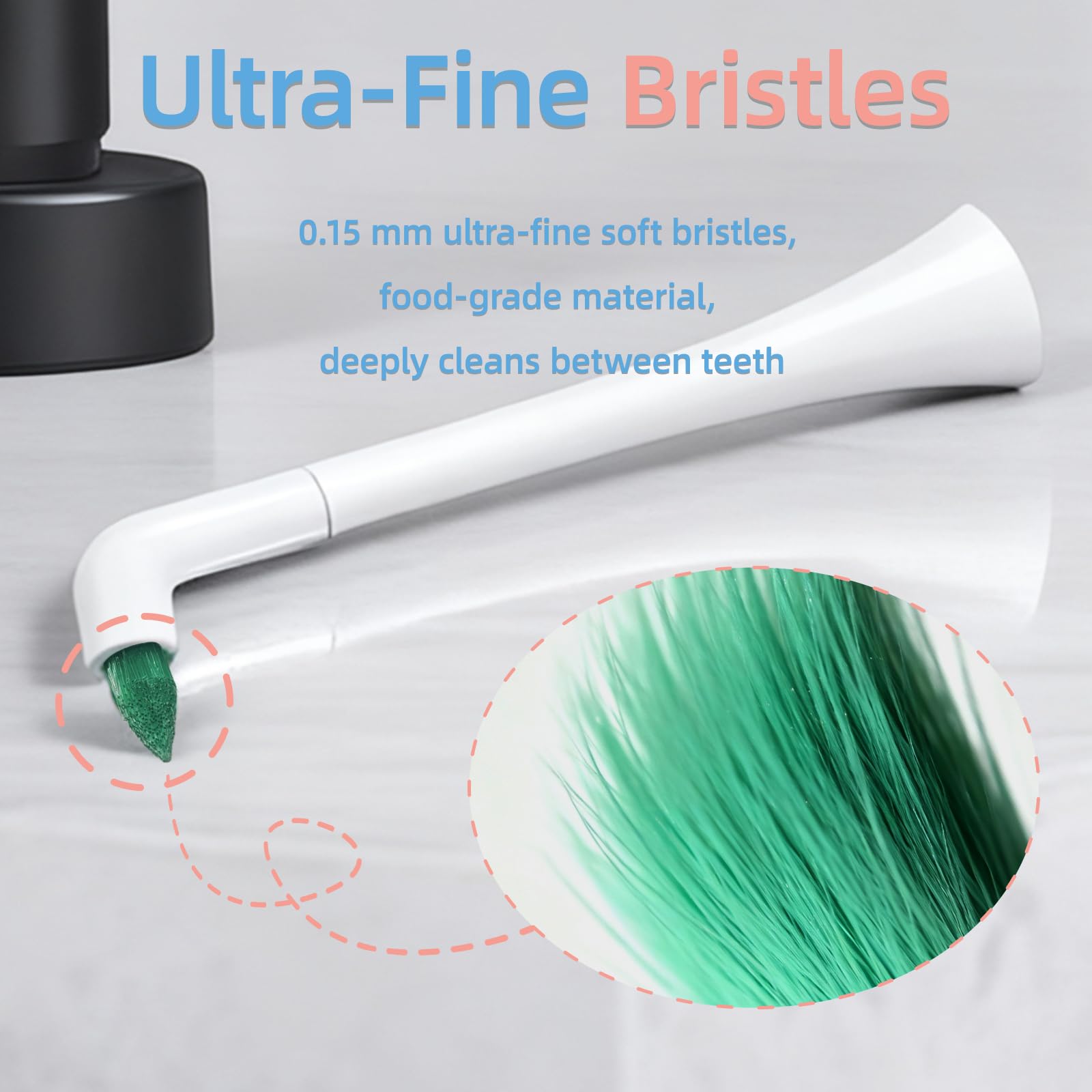 Interdental wymienne głowice do szczoteczek Philips Sonicare – Interdental, wymienne głowice do szczoteczek do zębów do systemu Dontodent Click-on, wymienne głowice do szczoteczek międzyzębowych