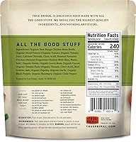Vista 2 de True Primal Sopa de pollo y verduras paquete de 8, lista para comer, sin gluten, paleo, pollo pasturado, Whole30, caldo de huesos