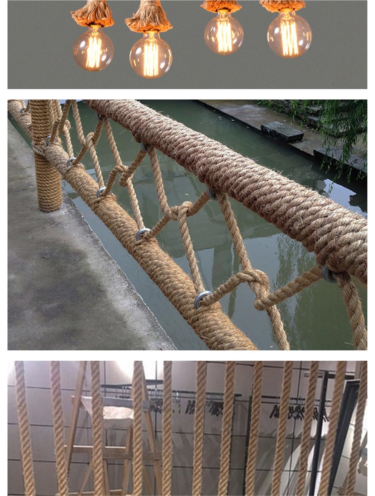 Corda Canapa Naturale 12/14/16mm 5/10/20/30M Corda di Iuta Naturale Rotoli Spago Cavo Canapa Ritorto Macrame String Pet Graffi Fatti A Mano Decorazione Del Mestiere DIY