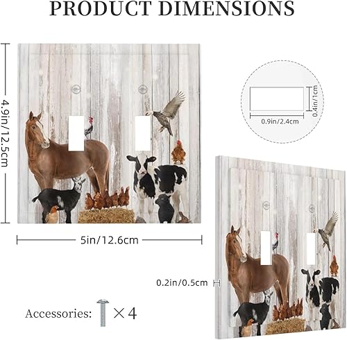 Vista 504 de Cubiertas decorativas de salida de estrella de mar playera, tablero de madera azul de concha de mar de 1 banda, decoración individual GFCI, placa