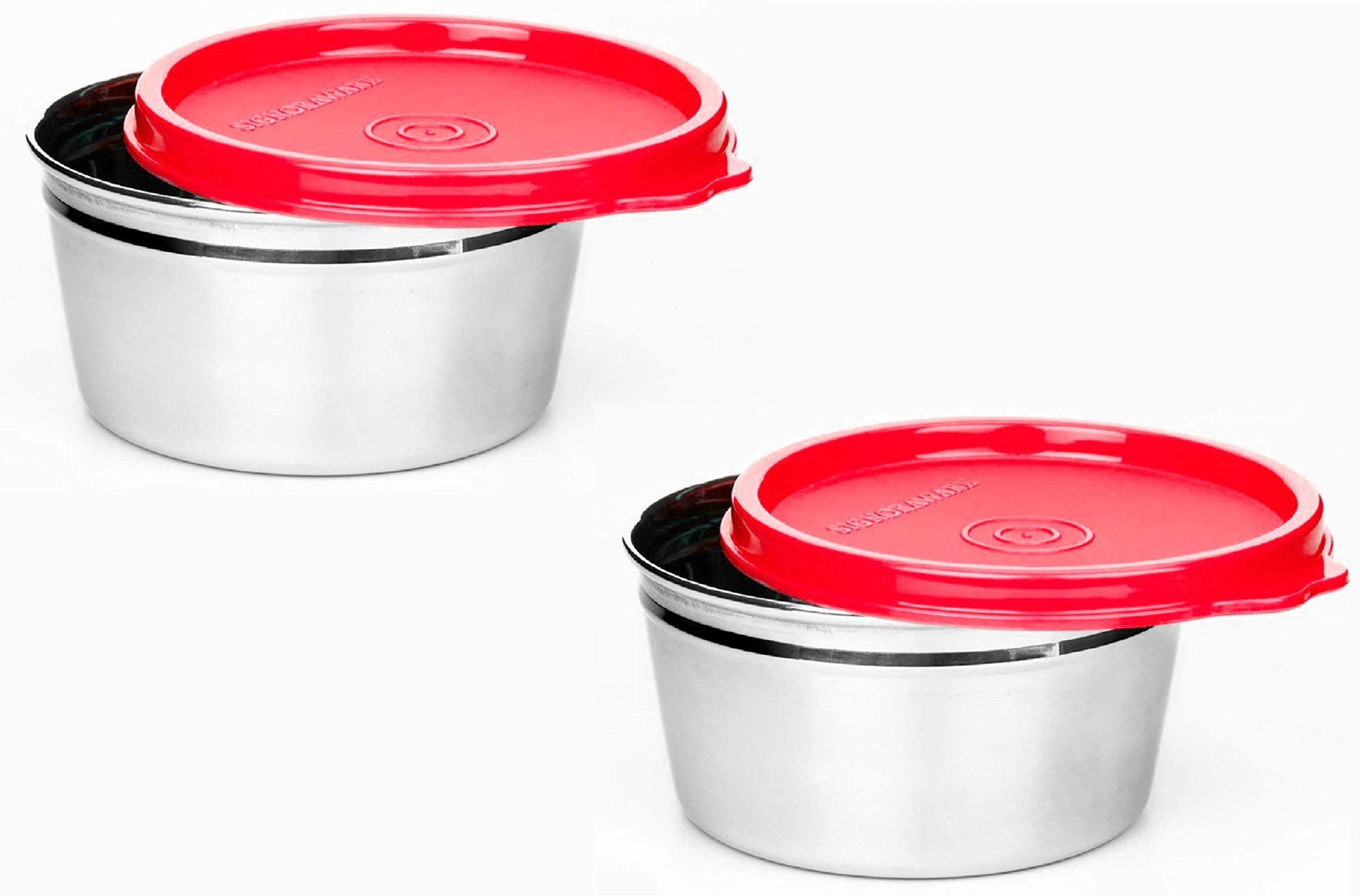 Signoraware Tiny Wonder Steel Container, Set of 2, 250ml+250ml, Red (B08474TW4Z) Amazon Price History, Amazon Price Tracker