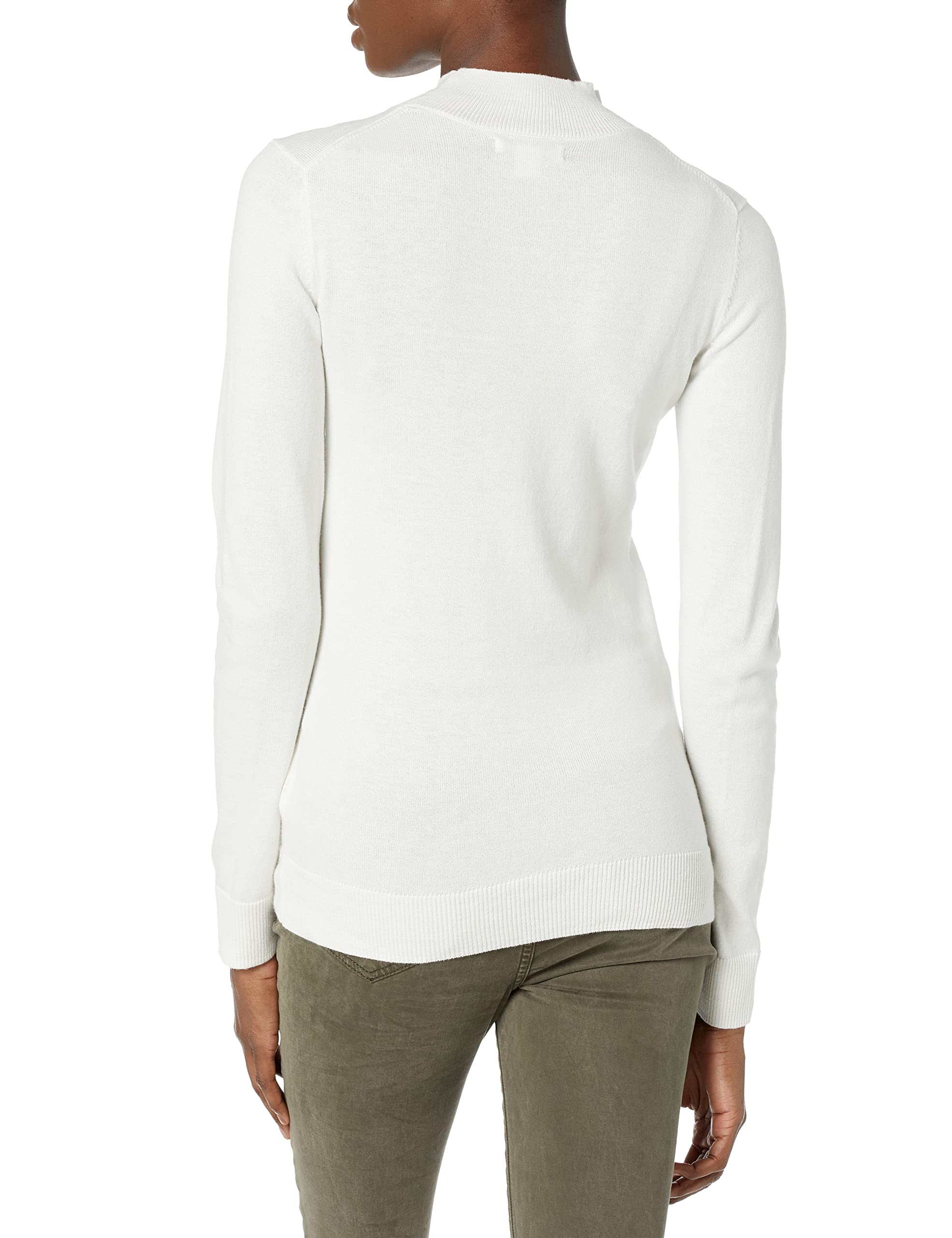 Amazon Essentials Kobiety Lekki sweter typu Mockneck (dostępny w dużych rozmiarach)