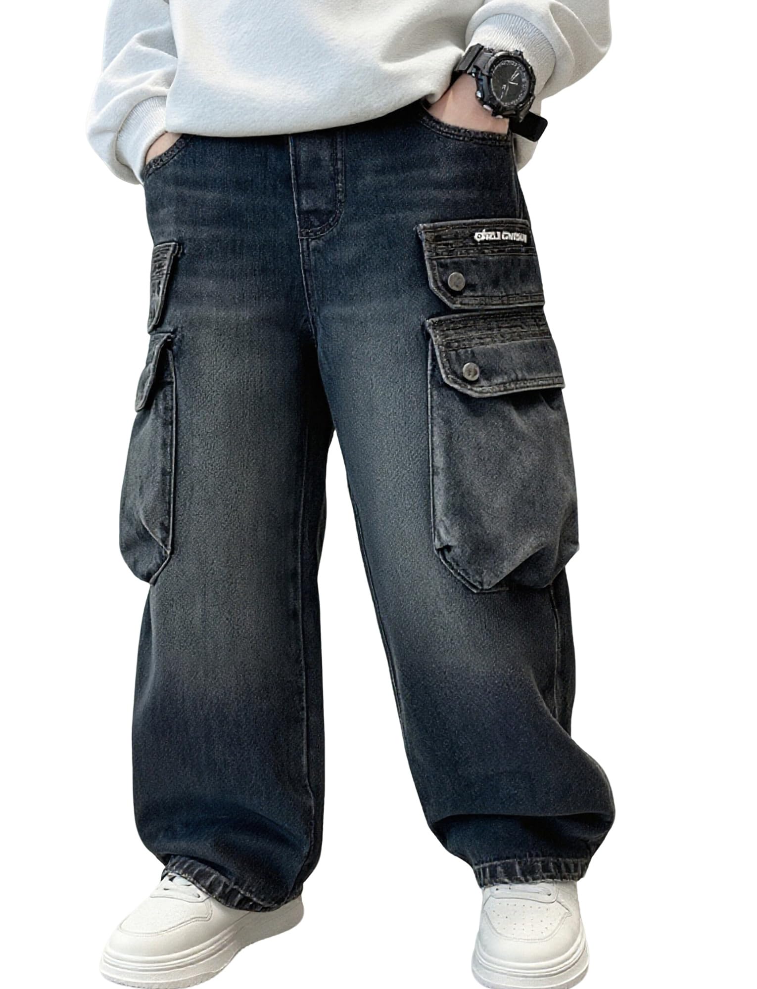 Jean baggy pour garçons idéal pour le collège et le skate - 7