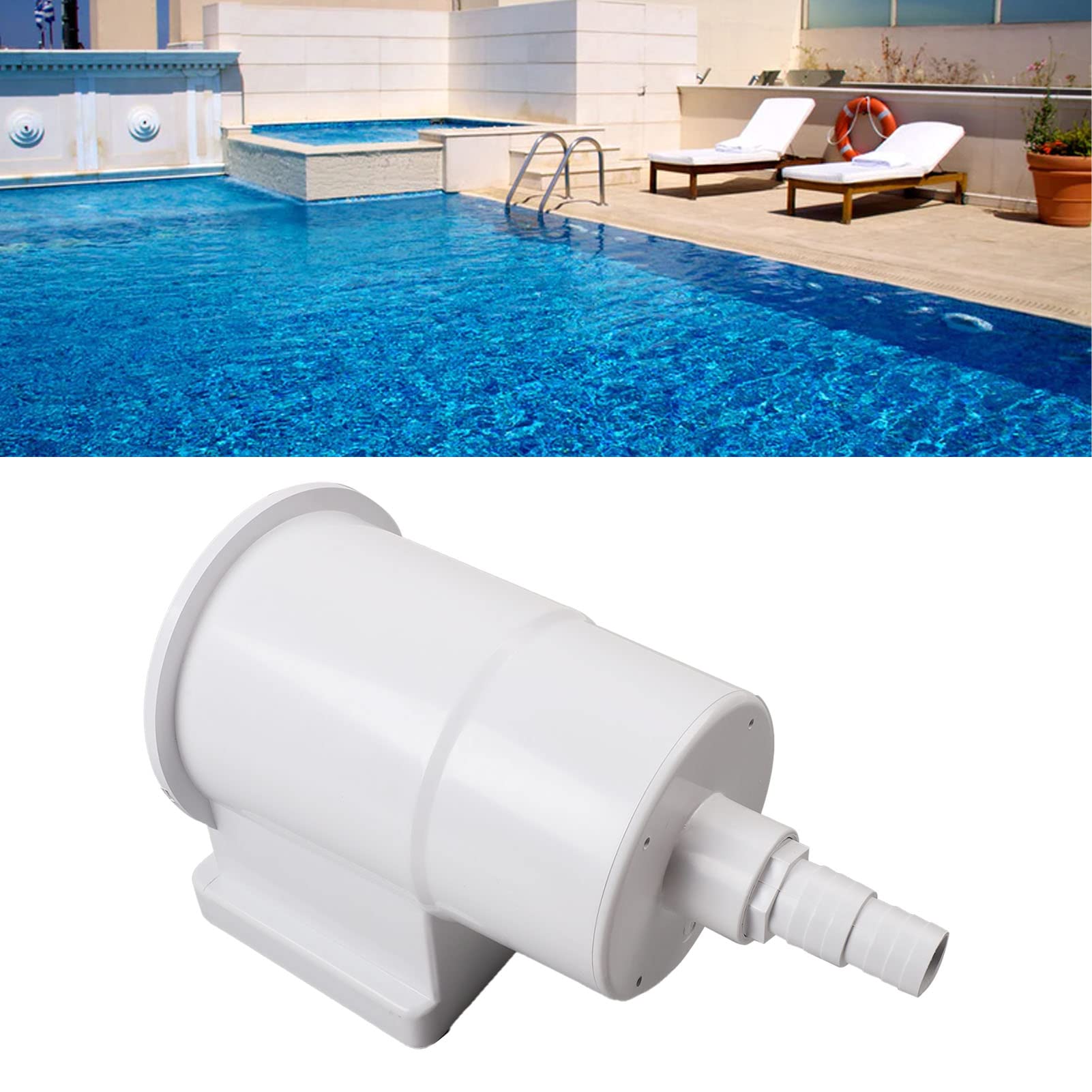 Haofy Skimmer de Superficie de Montaje en Pared, Skimmer de Pared de Piscina sobre Skimmer 6.5L Limpiador de Natación Filtro Colector de Desechos