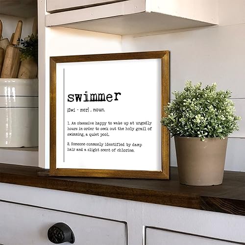 Vista 29 de Farmhouse Wall Decor Sign Smile Dictionary Definition Wood Framed Signs World Meaning Wall Art Rustic Home Decoration Smile for Kitchen Coffee Bar