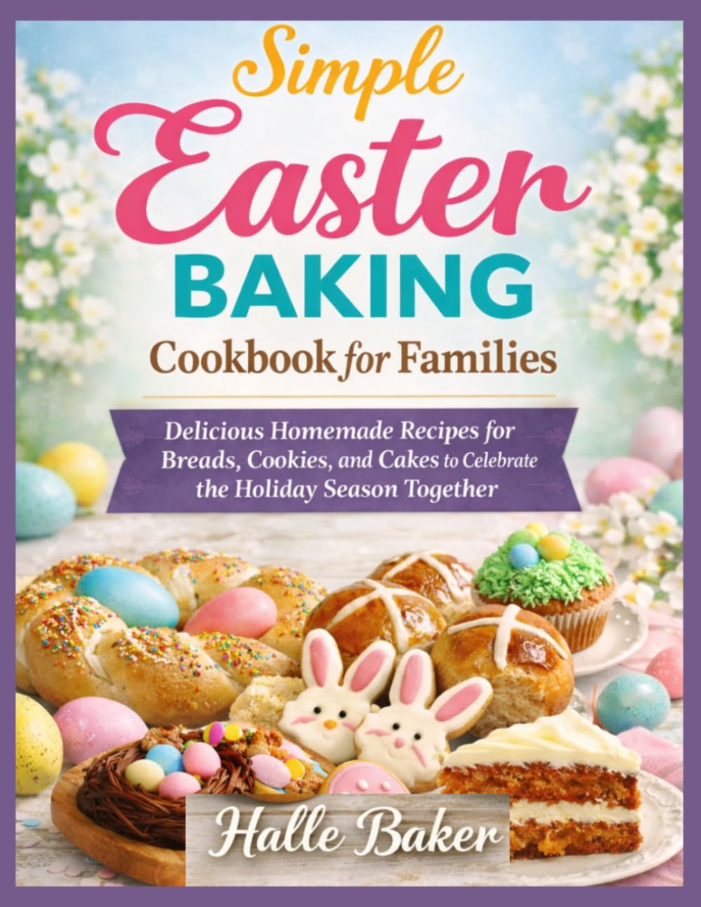 Simple Easter Baking Cookbook for Families: Delicious Homemade Recipes for Breads, Cookies, and Cakes to Celebrate the Holiday Season Together