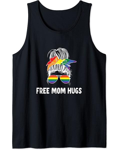 Free Mom Hugs LGBT Tank Top