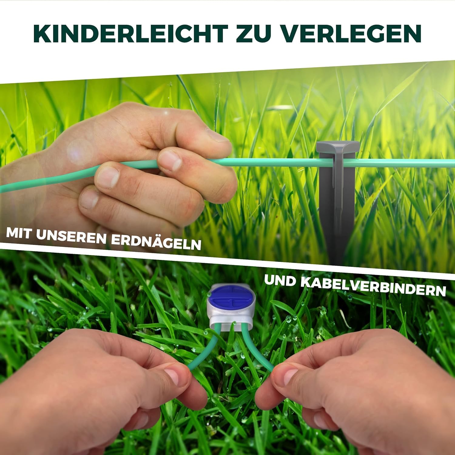 Begrenzungskabel Mähroboter - Begrenzungsdraht für Rasenroboter Aller Marken – Mähroboter Kabel zur Eingrenzung des Mähbereichs Ø2,7mm