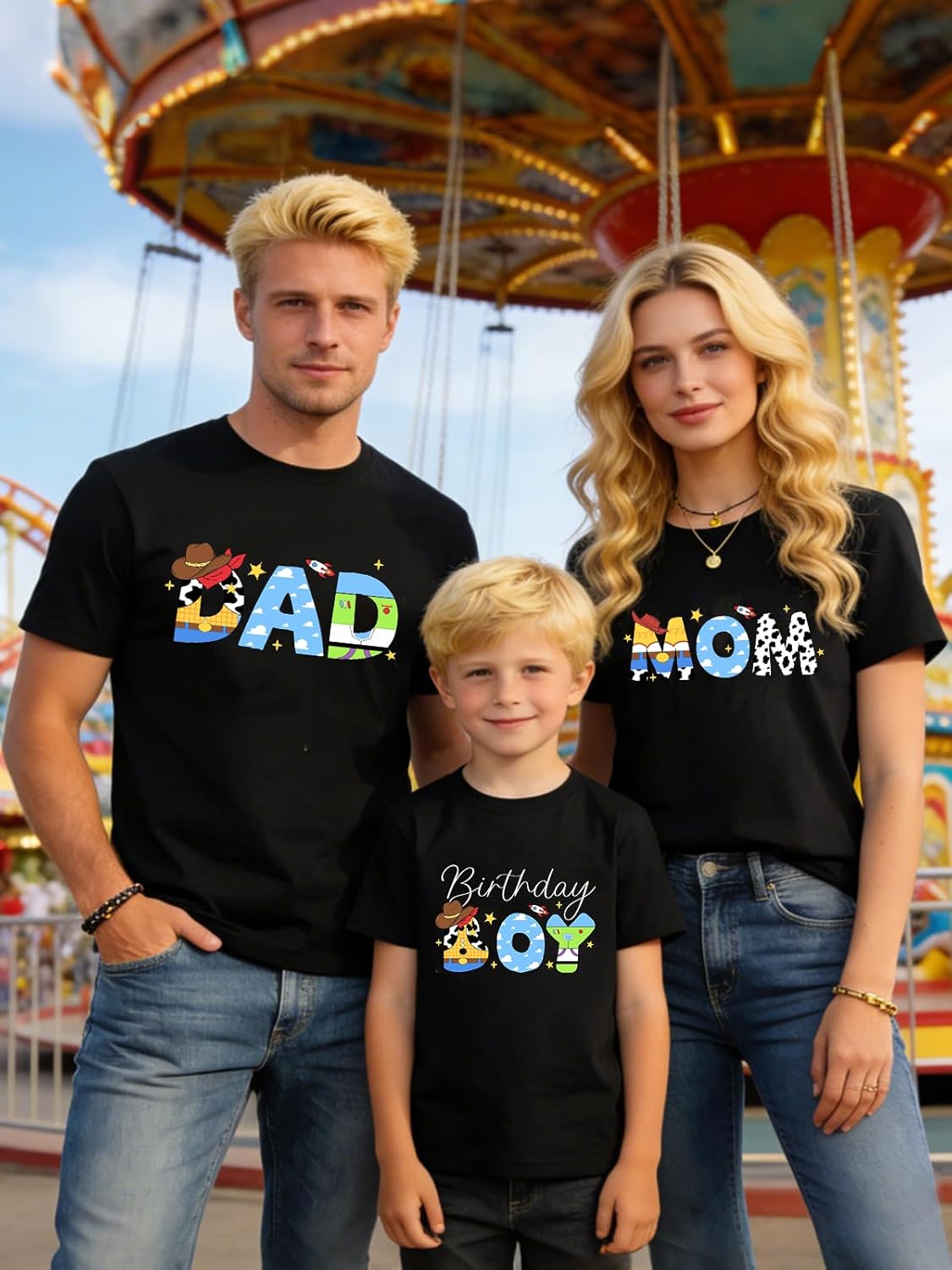 Funny Mom and Dad Shirts Family Vacation Shirts 2026 Family Matching Birthday Shirt Casual Tirp Graphic Tee Tops - Image 4