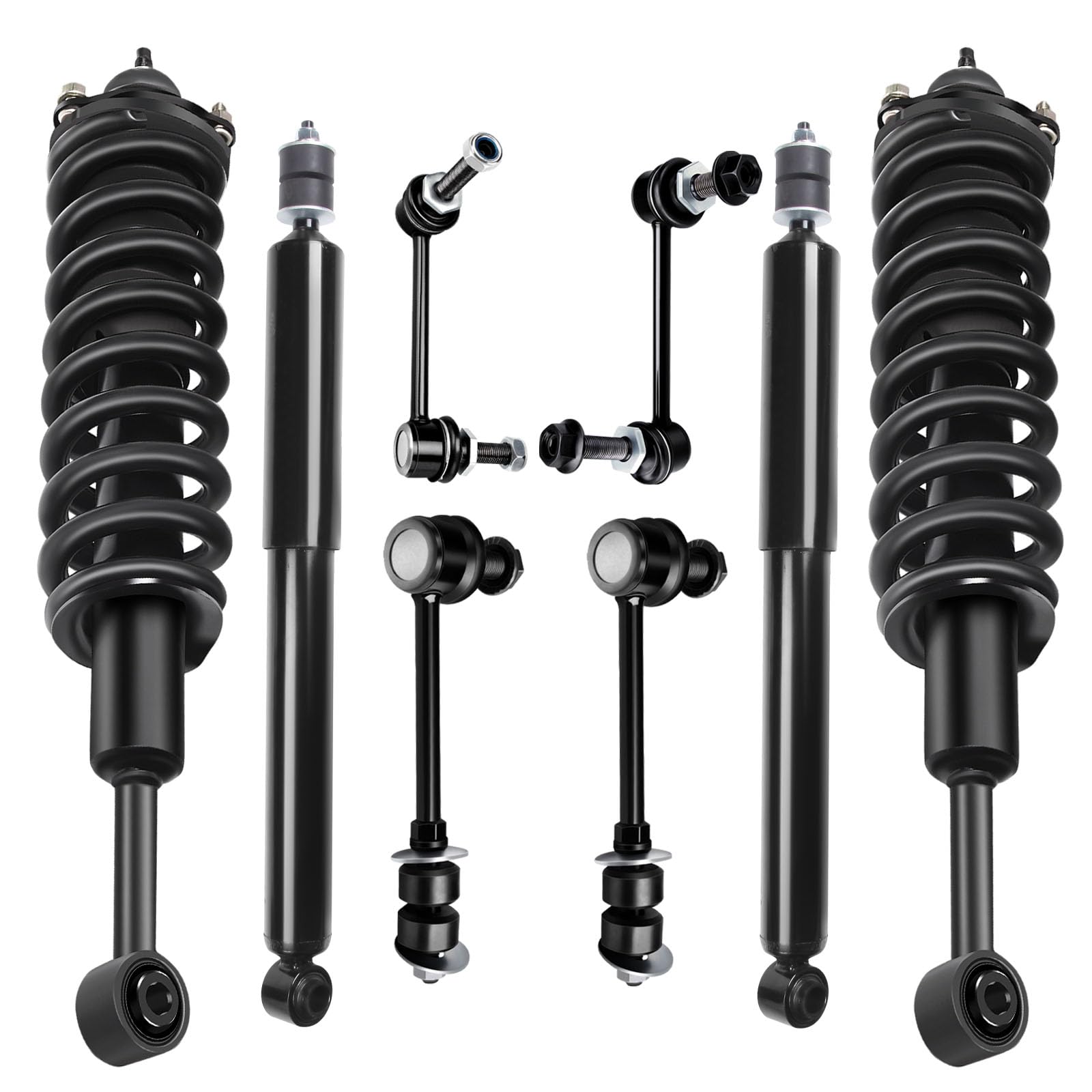 TFGCSG Struts Shock suspension kit for 2003-2016 for Toyota 4Runner 2007-2013 for Toyota FJ Cruiser Front Strut Spring Assembly Rear shock absorber