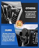 Vista 6 de Autorder Soporte para teléfono de coche para Mercedes Benz EQE 2023 2024 2025, accesorios de montaje de teléfono, pantalla de montaje para teléfono