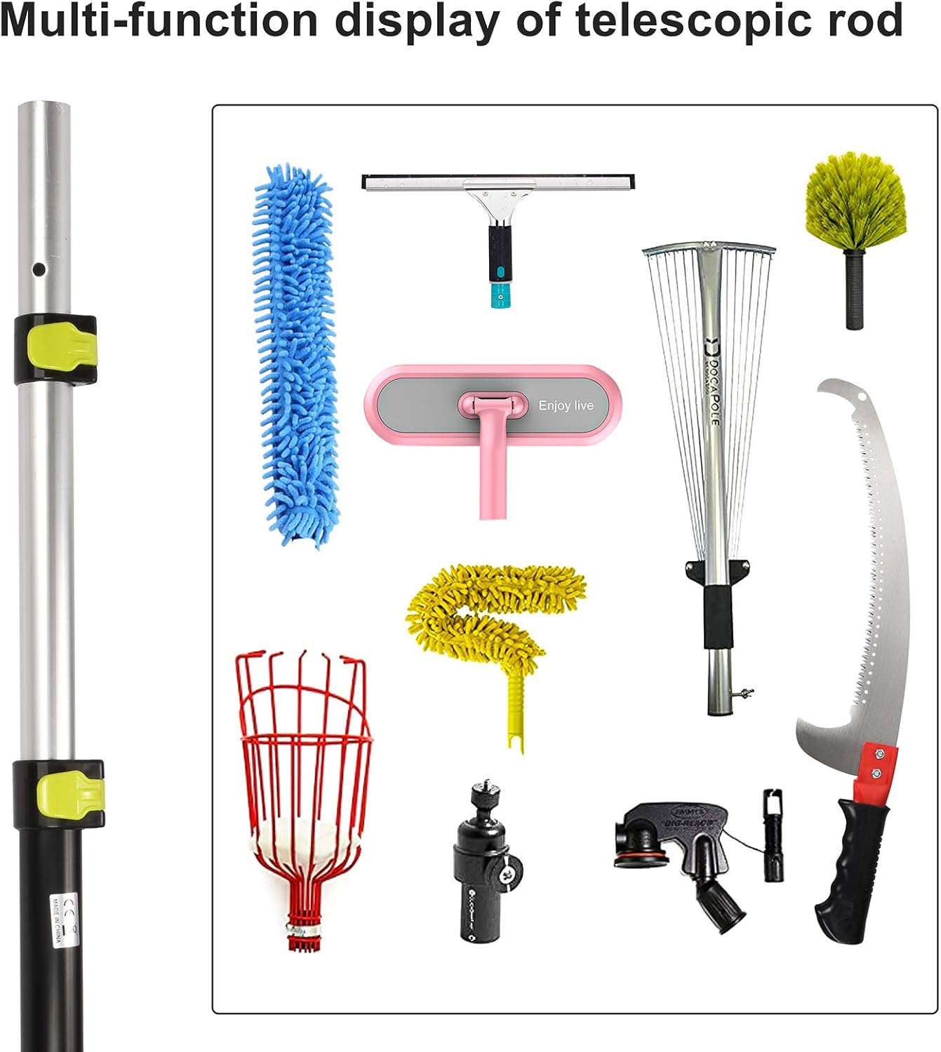 🛒 Flash Sale Pole Pruning Saw, HandsEase 5-12 Foot Extension Pole Saw Landscaping Pole Saw For Pruning and trimming Branches and Leaves