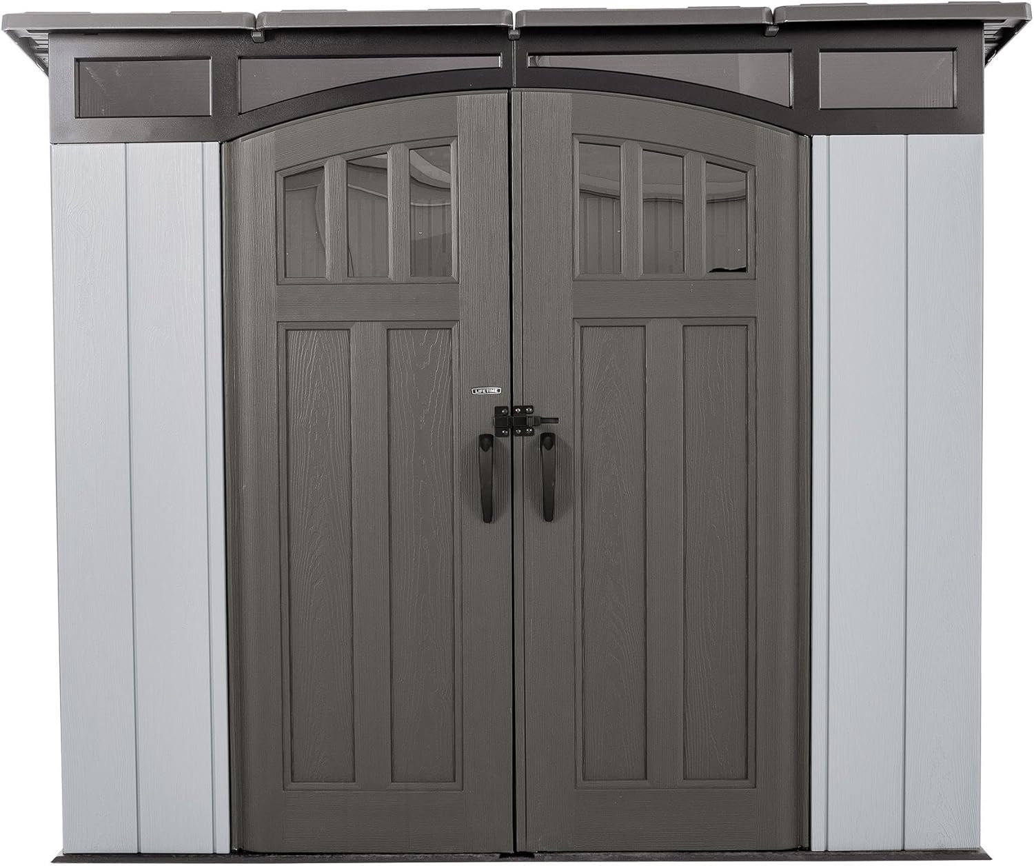 Lifetime Modern Outdoor Storage Shed, 8 x 5 Foot, Gray