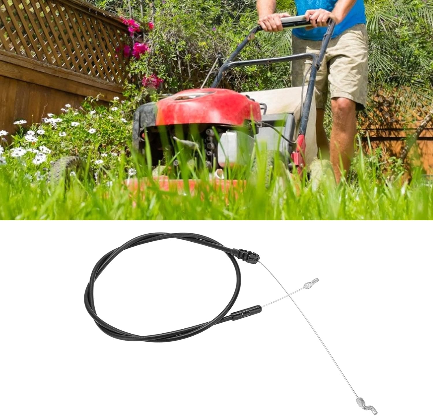 review Shanrya Engine Control Cable, Portable Area Control Cable 53in 746‑1130 Easy Operation Durable for Hand Mower