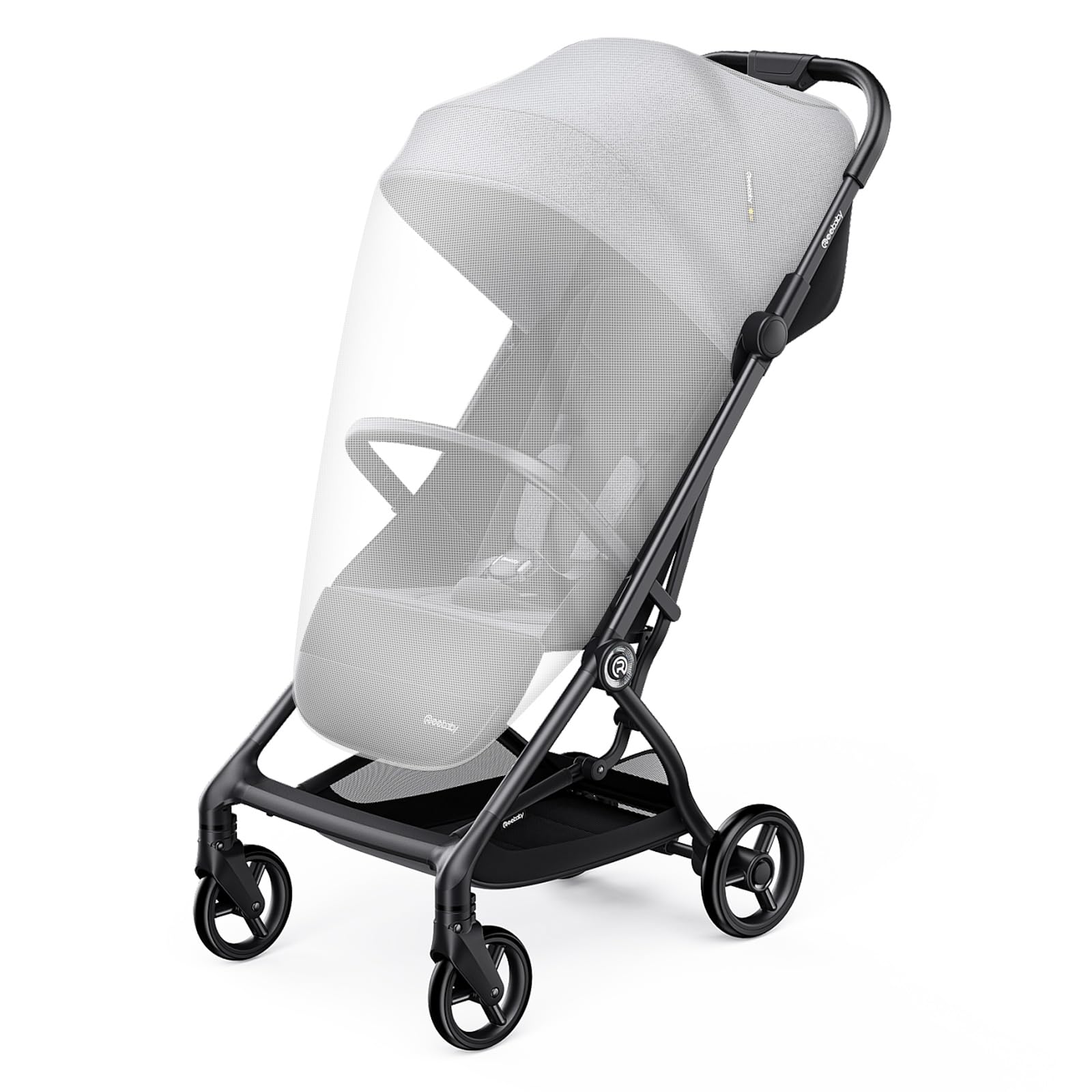 Universal Mosquitera Carrito Bebé, RISVOWO Mosquitera Universal para cochecitos y sillas de Paseo protección Ideal contra Avispas y Mosquitos Gracias a su Fino Tejido de Malla, Resistente y Lavable