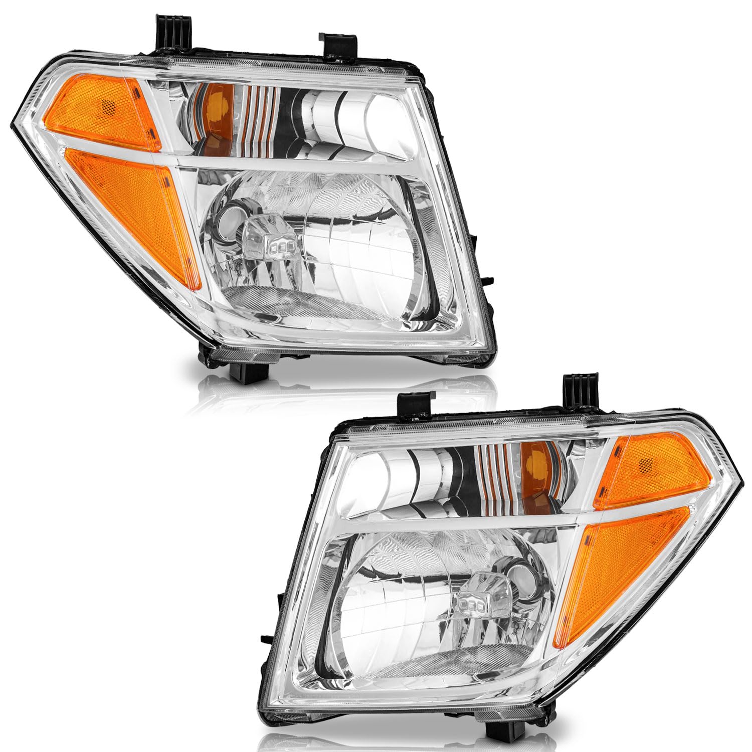 View 1 of ***DAMAGED - SEE NOTES/PICTURES***
WEELMOTO Halogen Headlights for 2005-2008 Nissan Frontier XE/SE/NISMO/LE