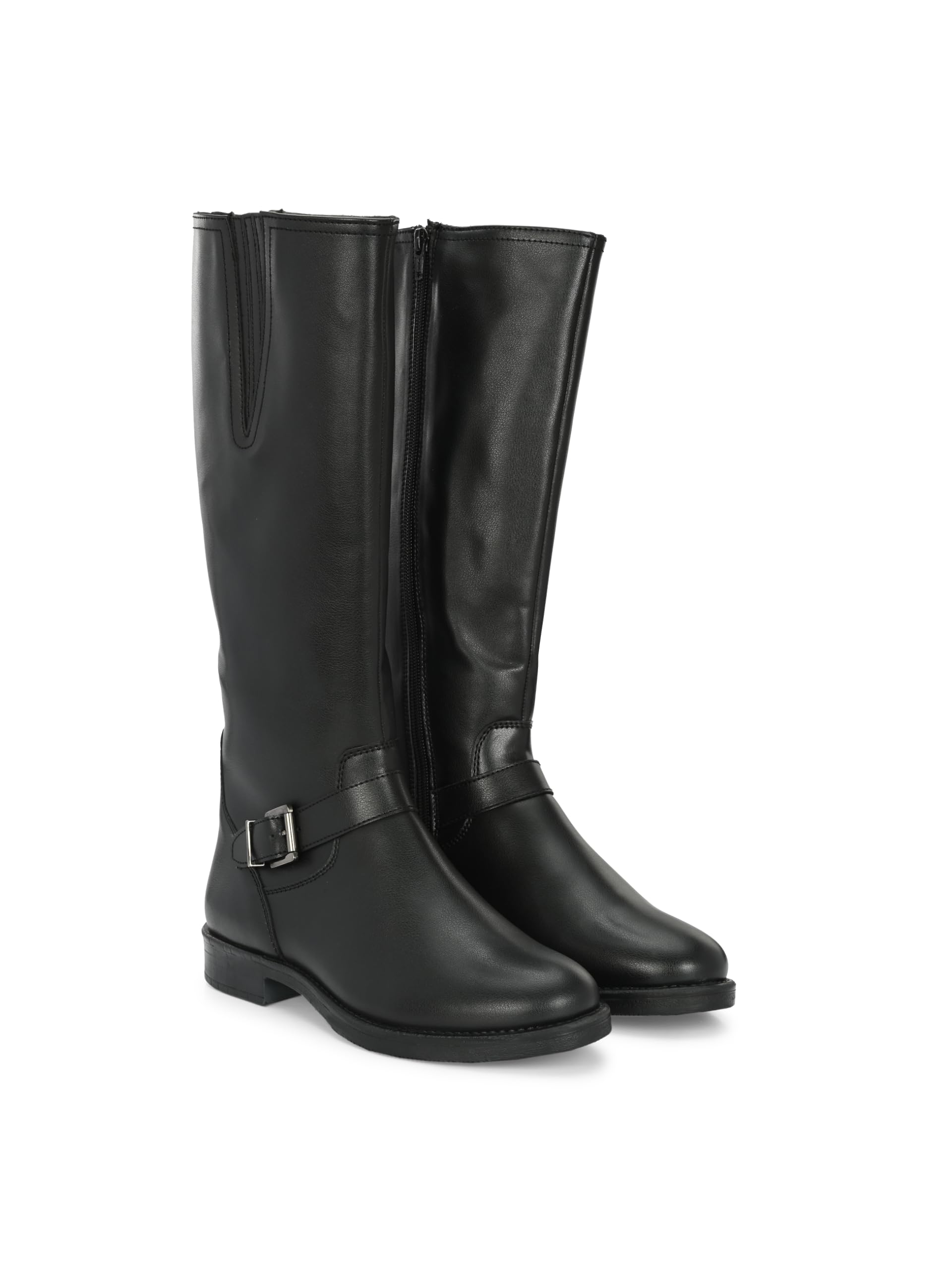 Delize Black Women Vegan Leather Western Knee Boots 64480-39 (B0CS9C5THZ) Amazon Price History, Amazon Price Tracker