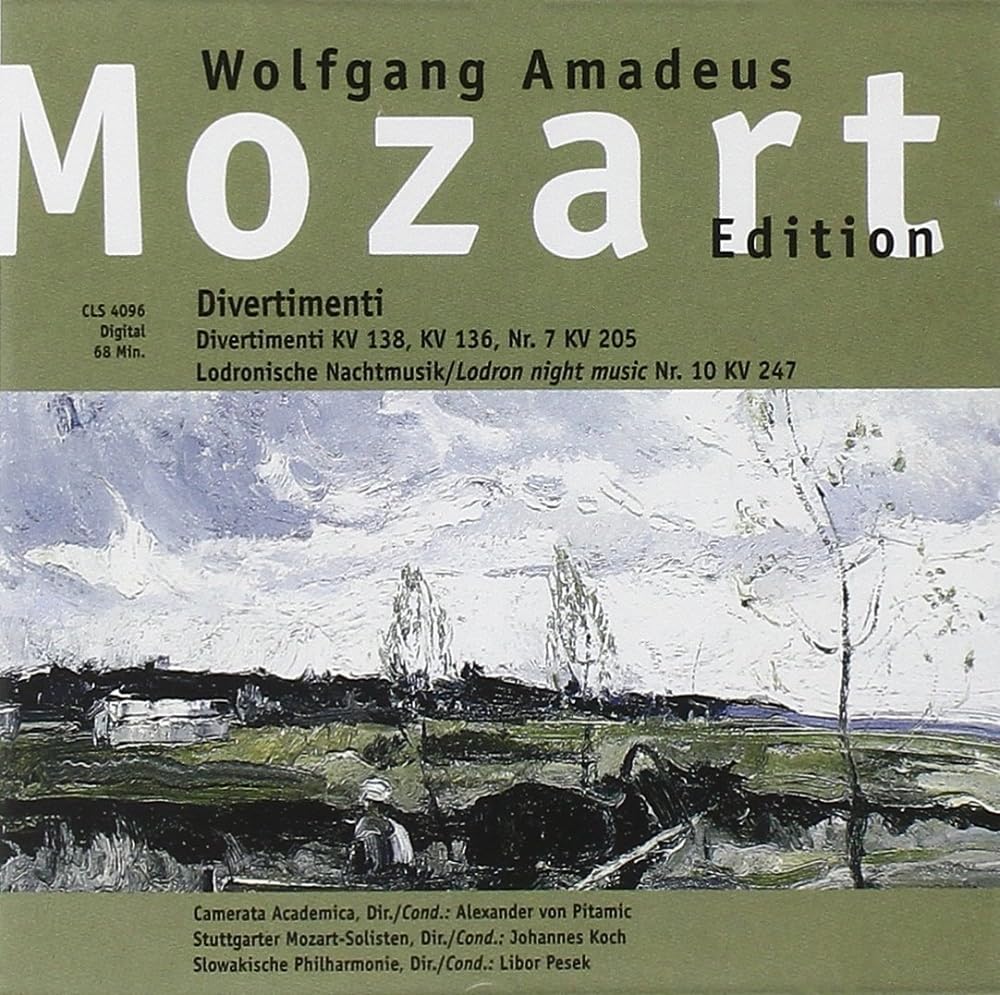 Divertimenti - F-Dur Kv 138 [Audio CD] MOZART,W. A.