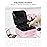 Relavel Travel Makeup Train Case, Cosmetic Case Makeup Organizer, Professional Artist Storage Bag with Adjustable Dividers for Cosmetics Brushes, Birthday Gifts for Girls and Women, Pink Stripe