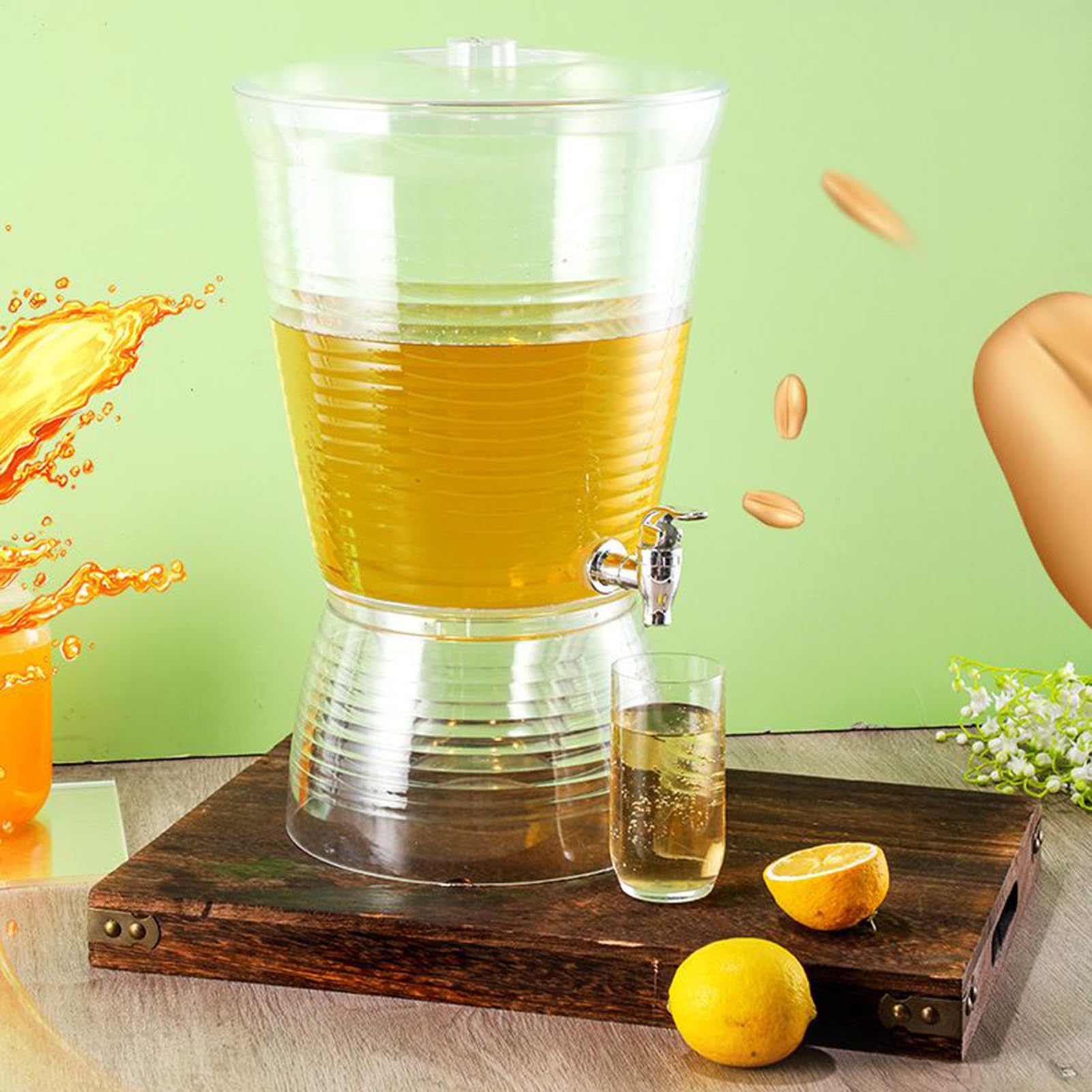 Distributore D'Acqua Per Feste Caraffe Secchi Rubinetto | Distributore Di Succo Birra Caffè Tè Vino Caraffe Secchi Rubinetto Succo Casa Cucina Dispensa Ristorante Commerciale Festa