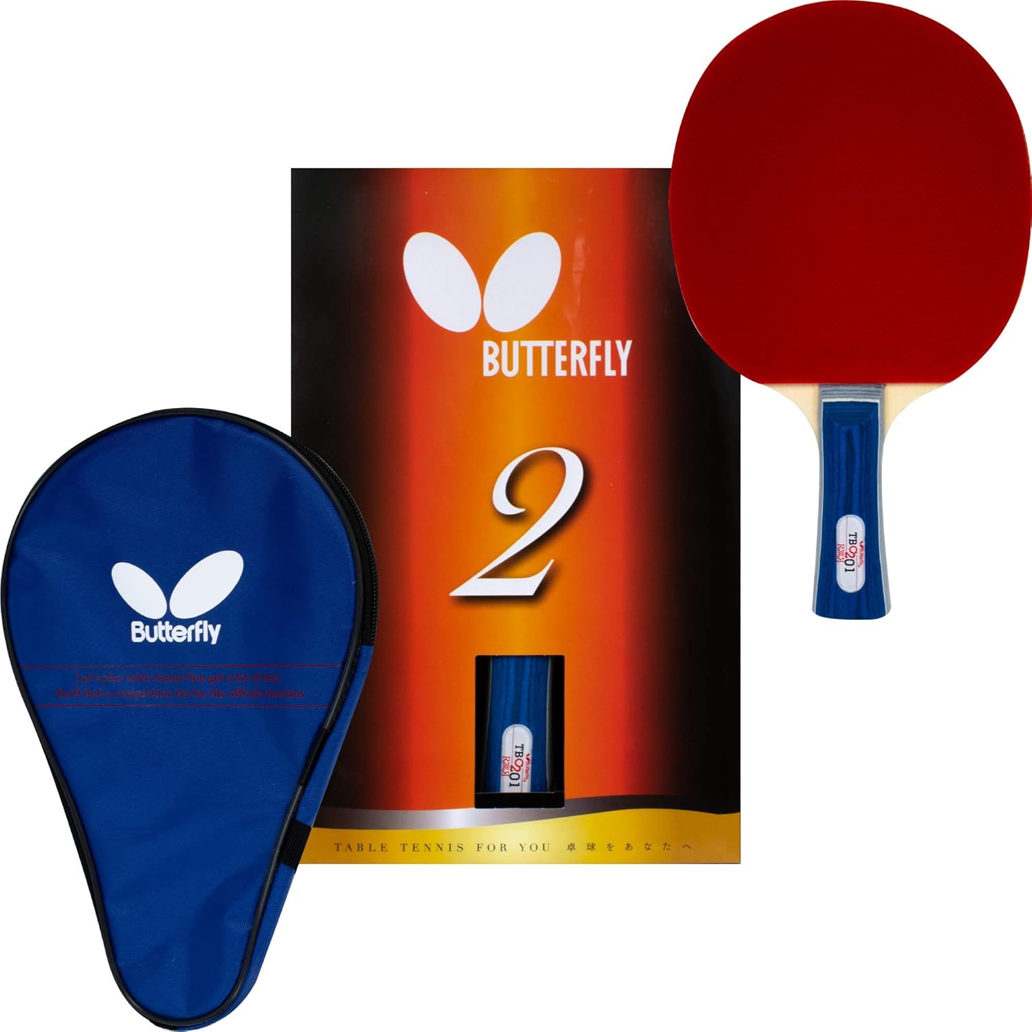 Butterfly 201 Shakehand Table Tennis Racket Amazon.in Sports