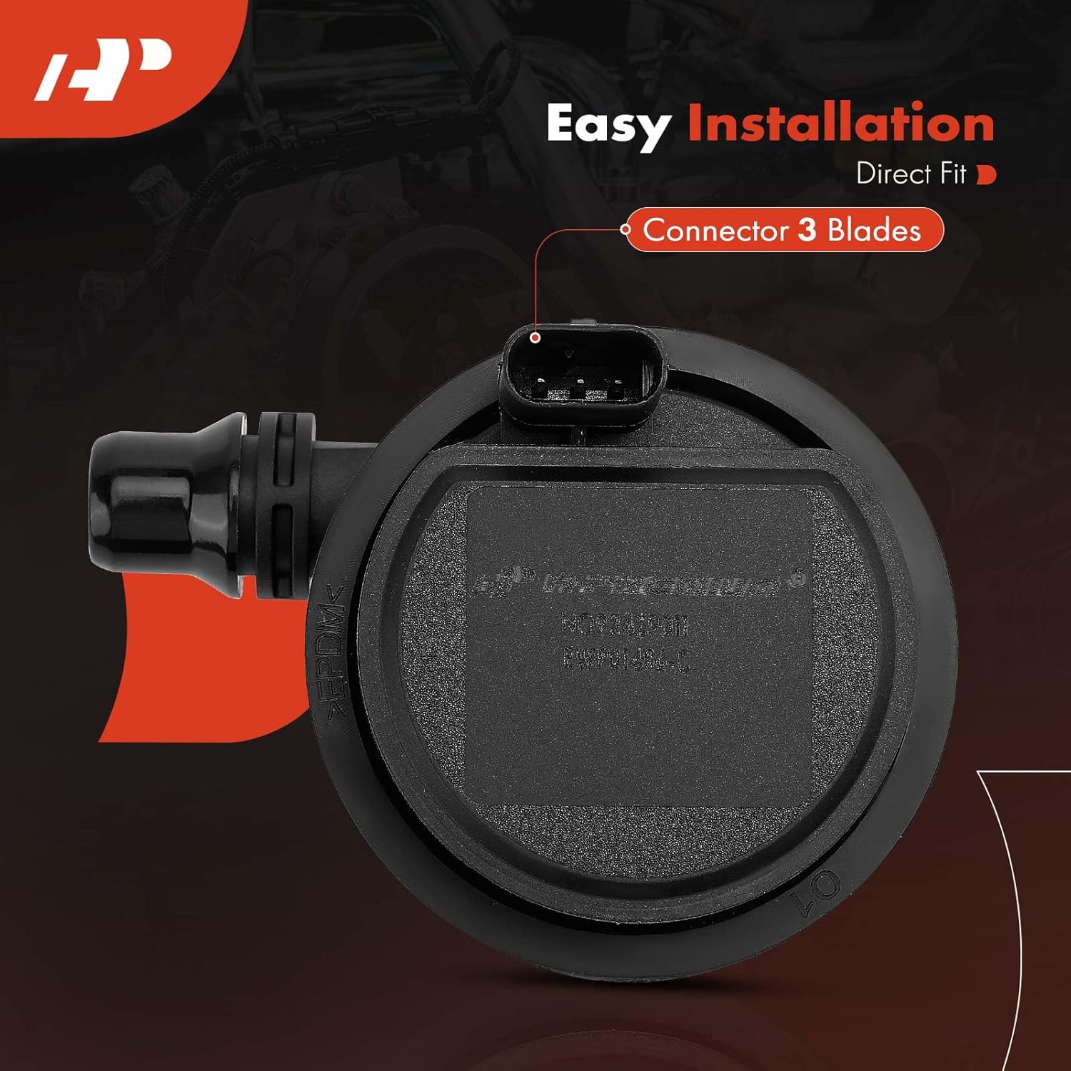 A-Premium 3 Pins Engine Electric Water Pump Compatible with Mercedes-Benz C-Klasse Limousine 2013-2024, C-Klasse Coup, C-Klasse Cabrio, E-Klasse Limousine, E-Klasse T-model, E-Klasse Coupe