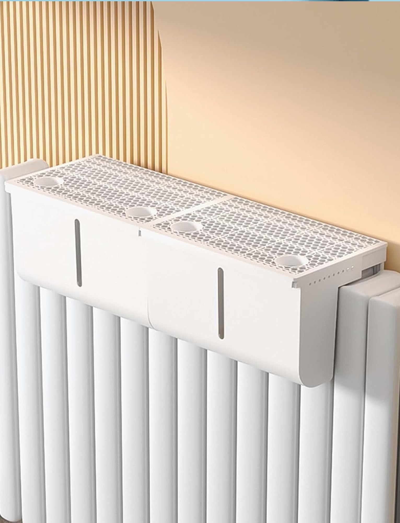 Radiator-Mounted Humidifier, Energy-Saving Evaporative Design, 2.8L/5.6LDetachable Reservoir, Visible Water Gauge, for Living Room Study(1,5.6L)