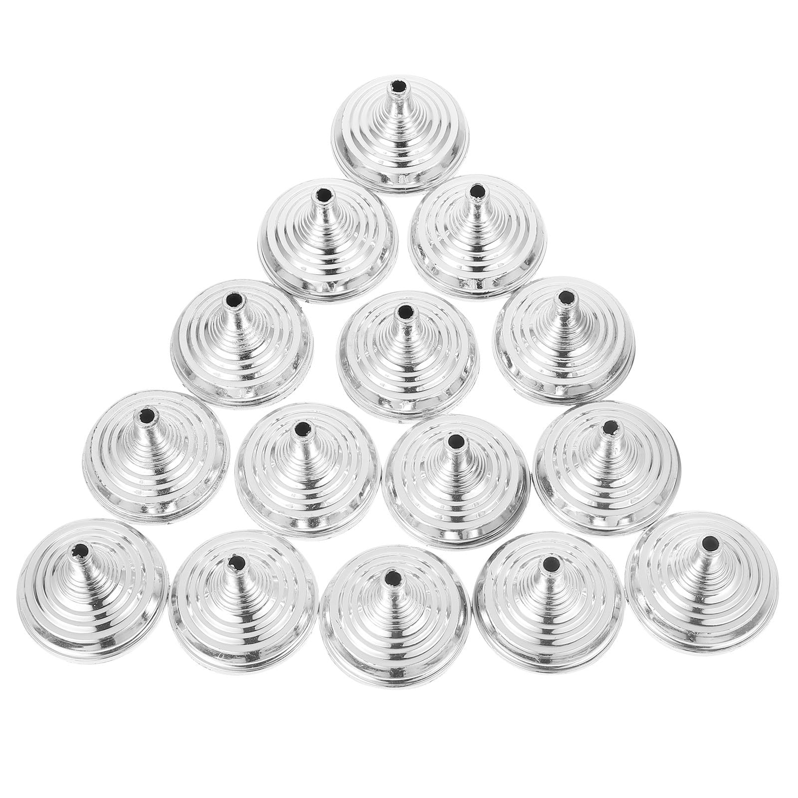 Uonlytech 30 Pezzi Mini Supporto per Bandiera da Scrivania in Plastica Argento, Facile da Usare e Stabile, per Decorazioni Festa e Ufficio