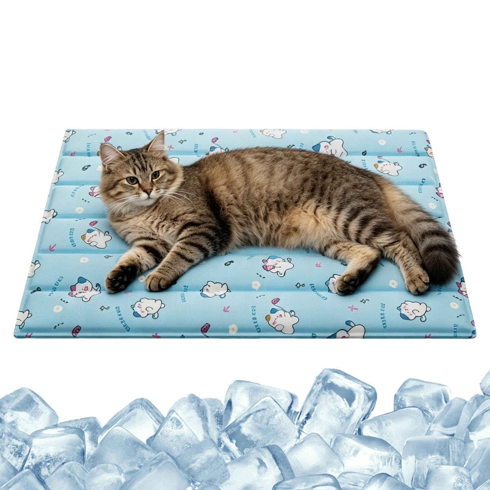 Tappetino Rinfrescante per Cane Cuscino in Gel Impermeabile Portatile | Tappetino Rinfrescante da Cane Cuccioli Gatti Interno Esterno Caldo Cuccia Divano Auto Campeggio