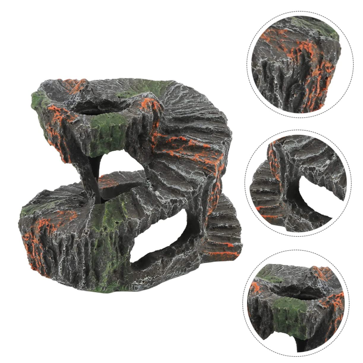 Turtle Platform BESPORTBLE Turtle Basking Platform – Resin Rock Terrace ...