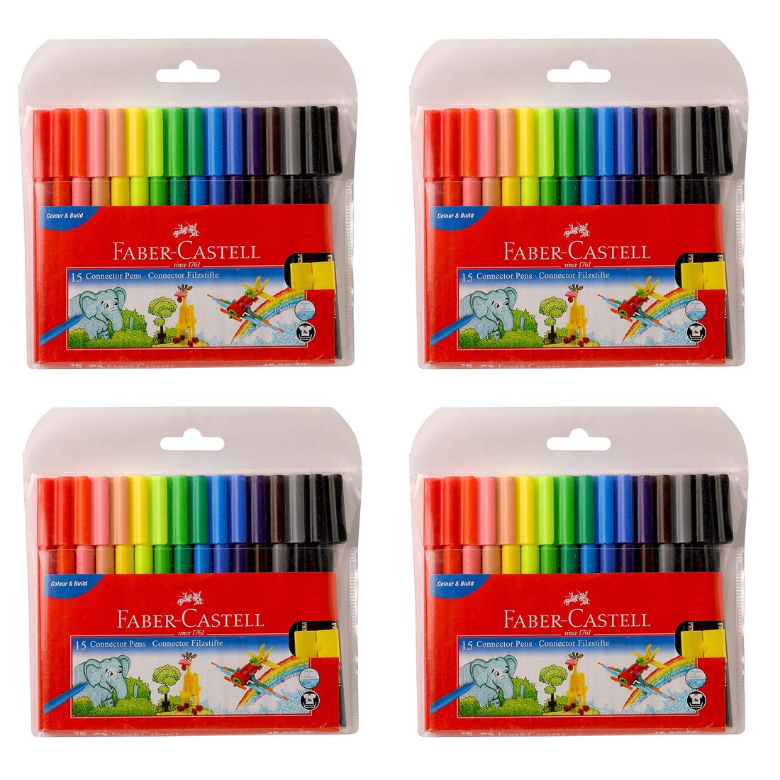 See full amazon price history chart for Faber-Castell Connector Pens Assorted (Pack of 4) 15 Pieces in 1 Packet Faber-Castell Connector Pens Assorted (Pack of 4) 15 Pieces in 1 Packet (B089CP59H5) Amazon Price History, Amazon Price Tracker