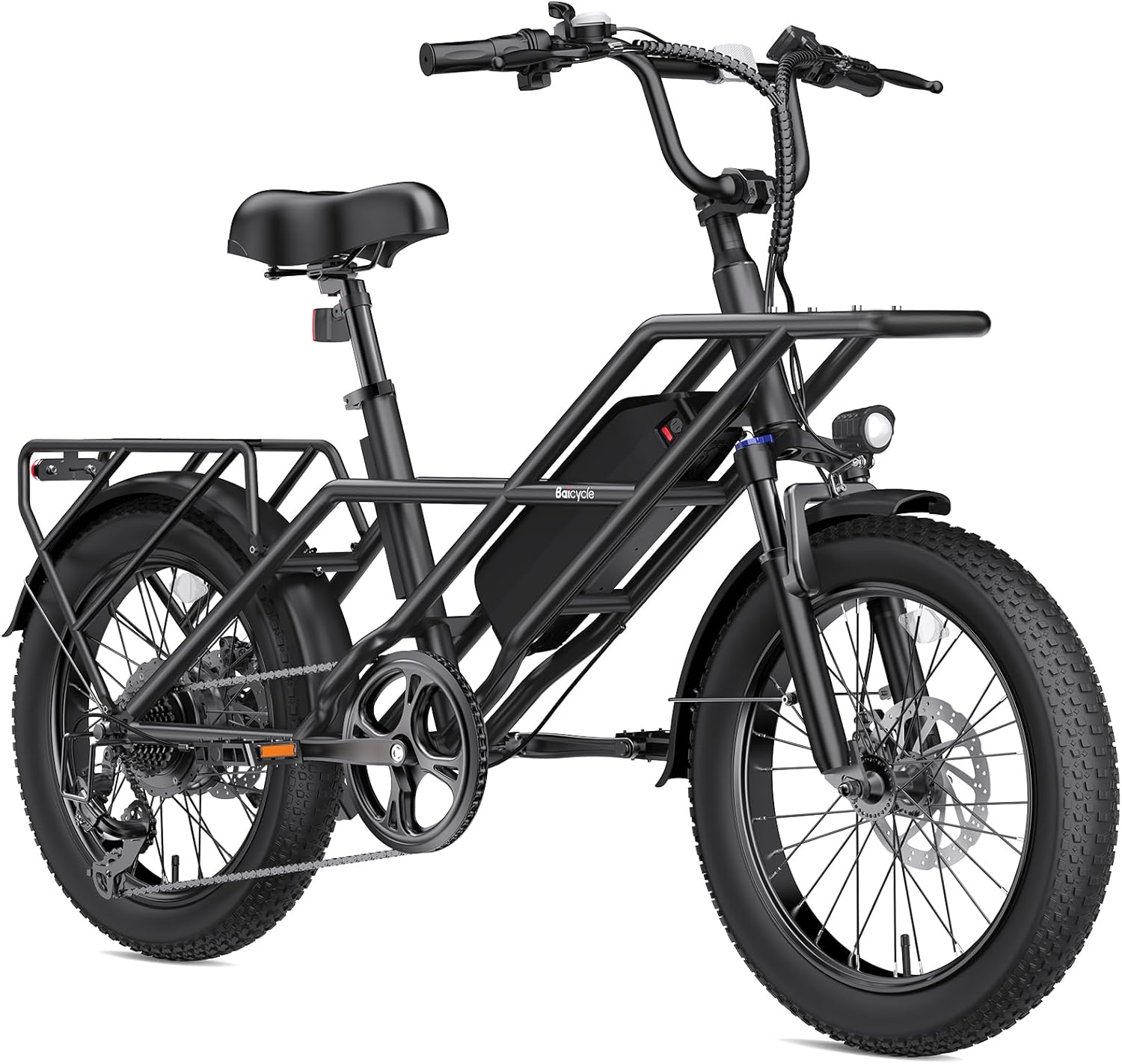 Fats Tire Electrical Bike for Adults 20″ 1200W Mountain Ebike Commuting Off-Highway E-Bike 7 Velocity Pedal Help Electrical Bicycle with 48V Detachable Battery As much as 70 Miles 28MPH