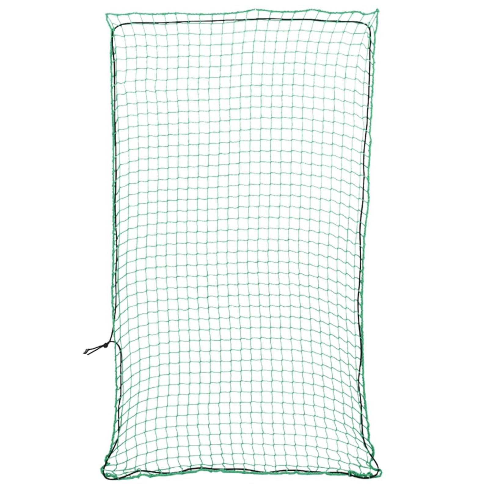 Lechnical Trailer Net with Elastic Rope Green 4x2.5 m PP,Car Net,Trailer Net,Storage Nets for Campervans-4012240