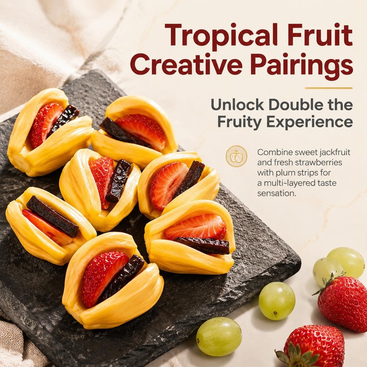 Strisce Di Prugna Secca Denocciolata Snack Alla Frutta Dolce E Acidulo