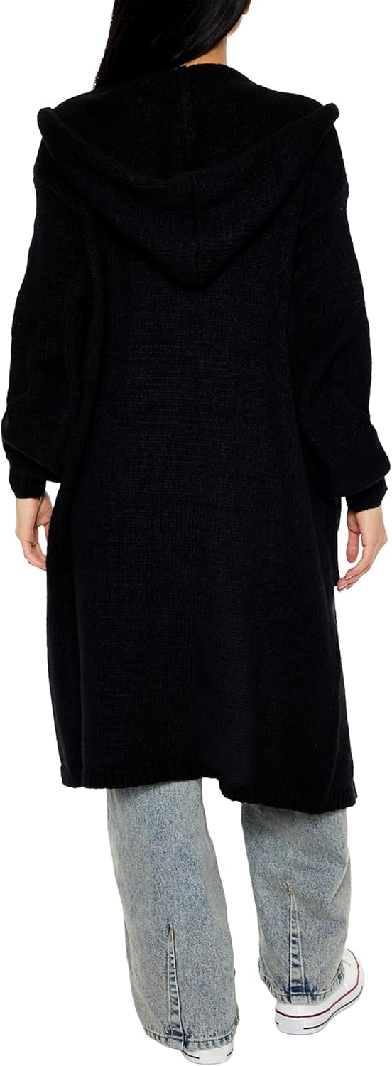 Forever 21 Womens Hooded Cardigan Sweater - Image 4