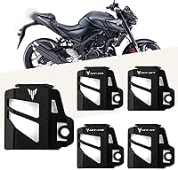 Vista 2 de Engine Guard for MT03 MT07 MT09 MT10 Mt 03 2015-2020 2021 2022 Motorcycle Rear Brake Fluid Reservoir Cap Cover Oil Tank Protector Sliders