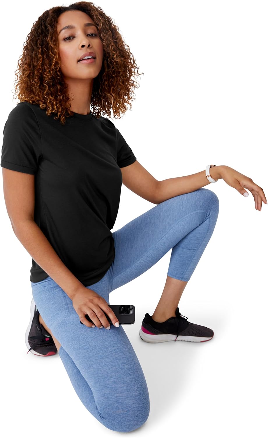 Jockey Women's Activewear EVERACTIVE Short Sleeve Crew Neck Tee - Image 5