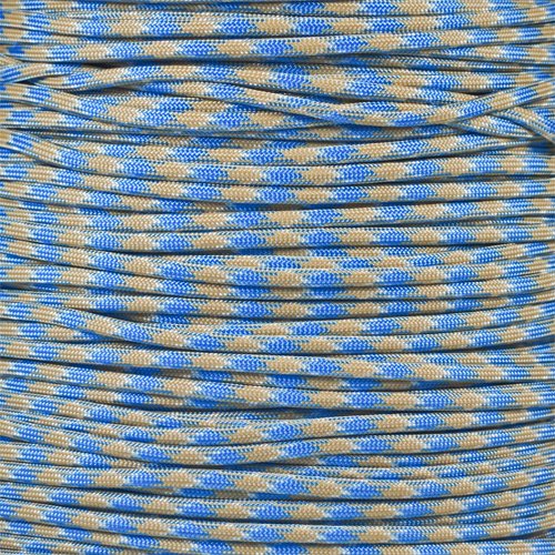 Paracord Planet 20 Foot Hanks of 550 Type III 7 Strand Paracord (Carolina Beach 20 Feet)