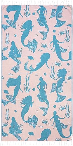 Miniatura 11 de Sand Cloud Toalla turca de playa turca, toallas de baño turcas 100% algodón orgánico, ultra suaves, sin arena y de secado rápido, para playa