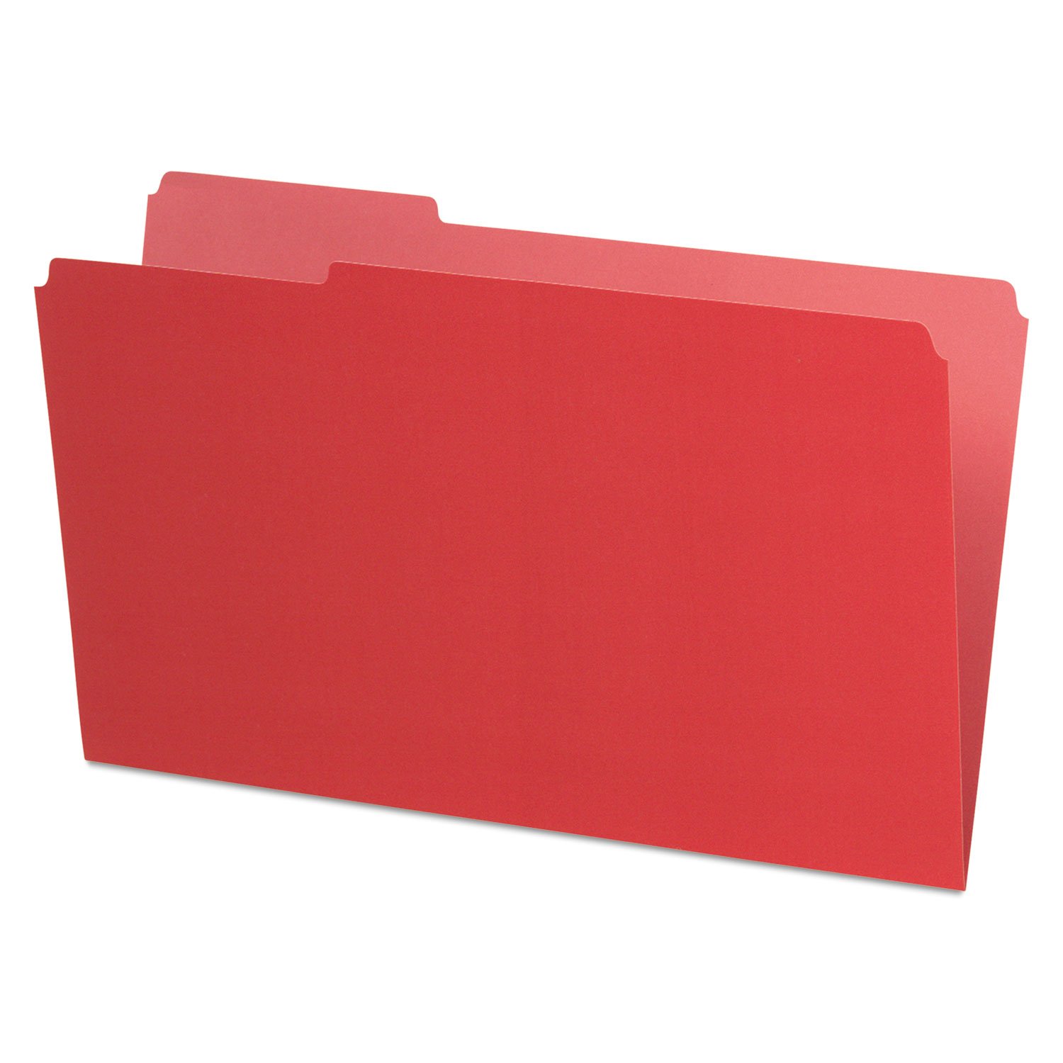 Pendaflex 435013RED Interior File Folders, 1/3 Cut Top Tab, Legal, Red (Box of 100)