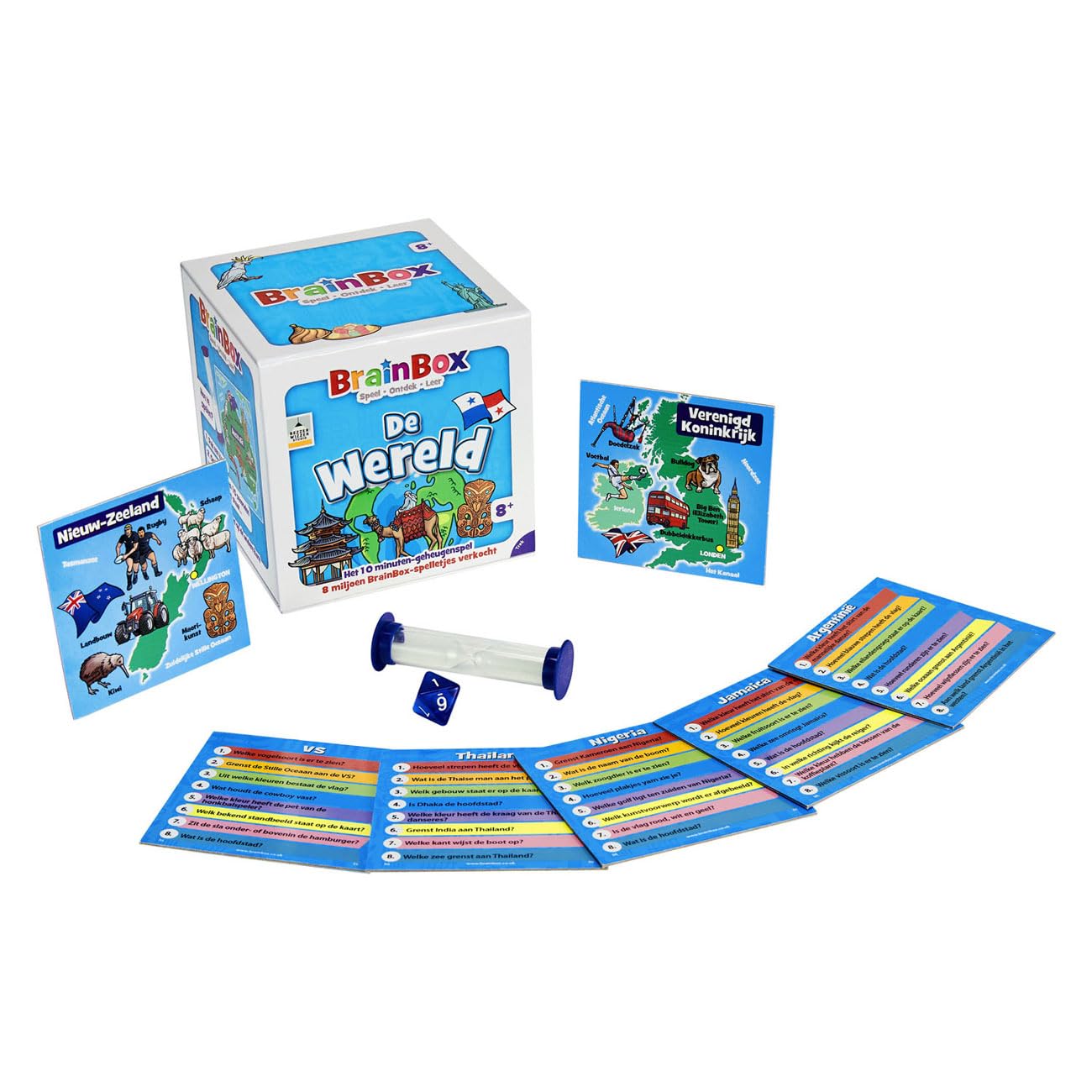 Asmodee Gioco da tavolo BrainBox Il mondo - Gioco educativo per bambini