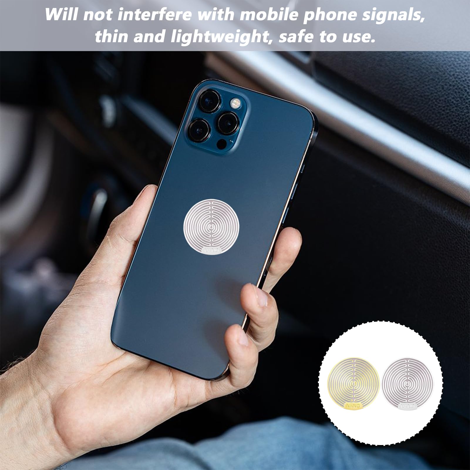 Adesivi Antiradiazioni Per Cellulare - 4 Pezzi, Protezione EMF, Per Dispositivi Elettronici - Foto 11