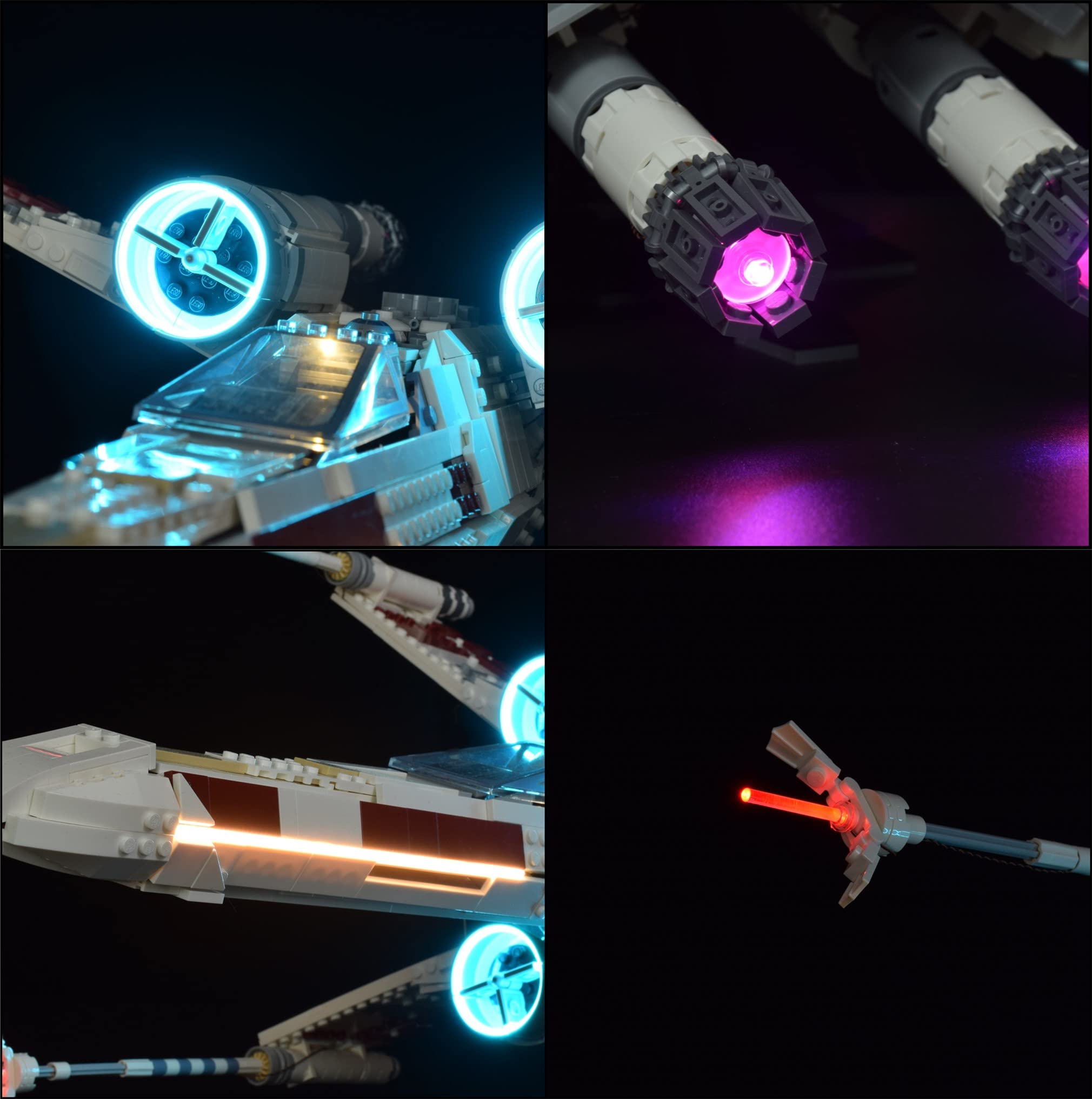 Amazon.co.jp: LightGo LED照明キット スターウォーズ Xウィングスター