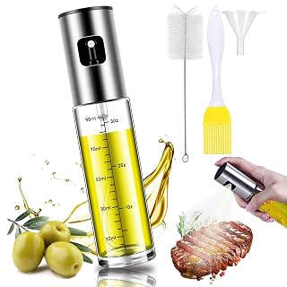 BETA NOBLE〖Verstärkte〗Ölsprüher zum Kochen, Öl Sprühflasche, Ölspray zum Kochen, Olivenölsprüher für Salat, Grillen, Backen in der Küche - Amazon product rated Grade A