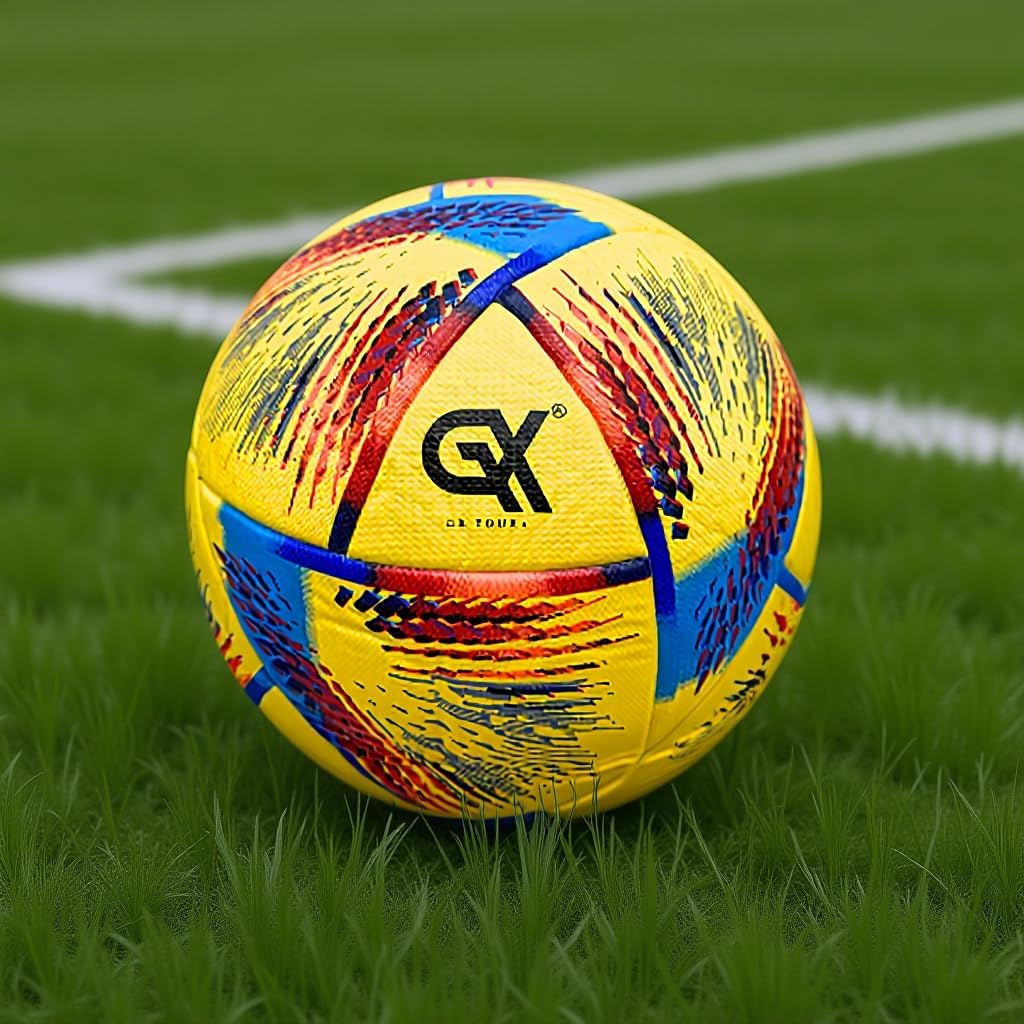 Thermo Bonded Polyurethane Soccer Ball Size 5 – Professional Grade PU Material, USA Quality Outdoor Sports, Premium Size 5 Soccer Ball for Training & Competitive Matches - Image 2