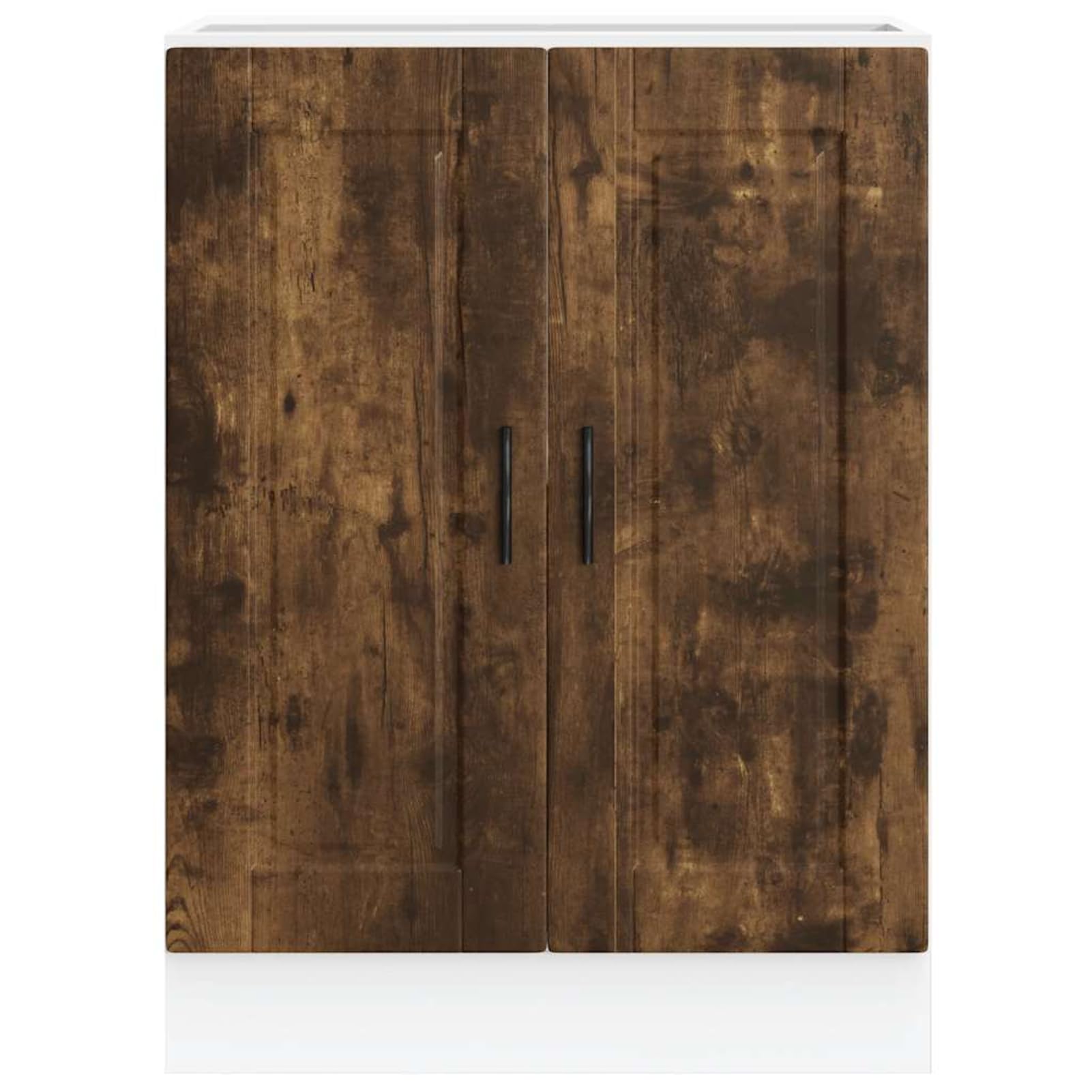 Homgoday Mueble bajo de Cocina Porto Roble Ahumado Madera reconstituida Mueble bajo de Cocina Módulos de Cocina sin encimera Kitchen Cabinet (2 Doors)