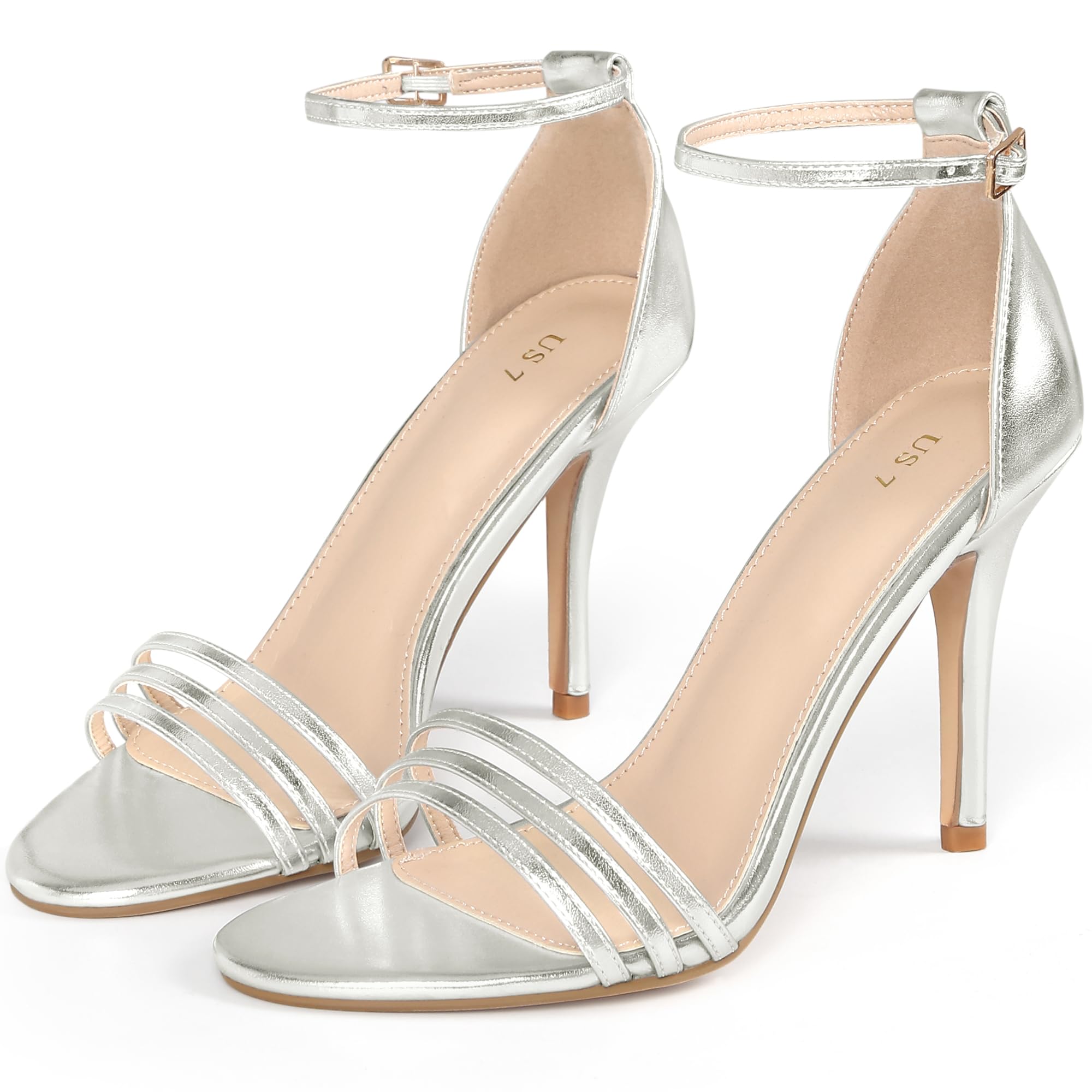 Perphy Strappy Heels Stiletto Heel Sandals for Women