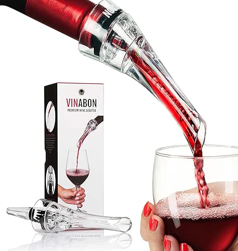 VINABON Wine Aerator Pourer Spout – Updated 2026 Professional Wine