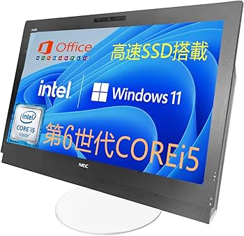 6031★NEC一体型PC　DA380KAW★Core i5★新品SSD★テレビ Amazon.co.jp: 【整備済み品】NEC 一体型PC mateMGシリーズ/21.5型フル
