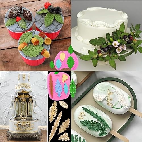 Miniatura 7 de Moldes barrocos para fondant, bordes de desplazamiento, de silicona, para encintar, pasta de goma, dulces, chocolates, para decoración de pasteles,